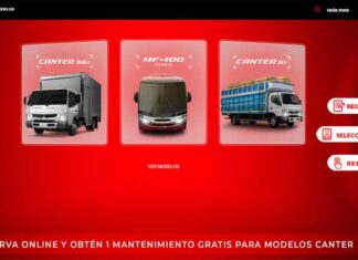 FUSO lanza la primera tienda virtual de camiones en el Perú