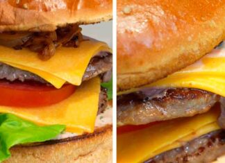 Receta para preparar un hamburguesa doble con sello gourmet