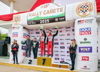EL PILOTO PERUANO ASHLEY GARCÍA TRIUNFA EN EL RALLY CAÑETE