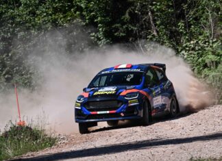 Peruano André Martínez en el Rally de Estonia 2025