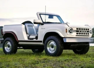 Ford Bronco sorprendió con una versión descapotable