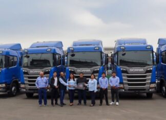 Scania Perú fortalece la operación nacional de Expreso Grael con la entrega de 10 camiones R450A