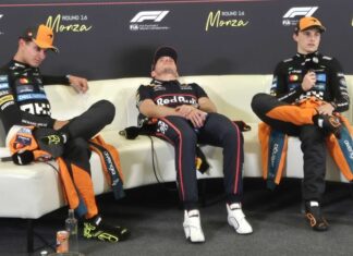 Verstappen se pone a 40 puntos de Piastri, los McLaren preocupados