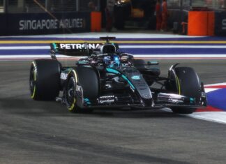 F1 Singapur: Russell gana, McLaren campeón y Colapinto 16°