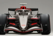 Audi presenta un adelanto del auto con el que debutará en Fórmula 1 en 2026
