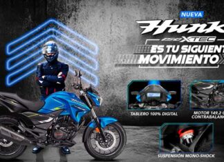 Hero presenta en Perú la nueva Hunk 150 Xtec
