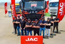 Tracto JAC K7 «Dragón Rojo» demostró su desempeño en los «Piques Trucks» en La Chutana