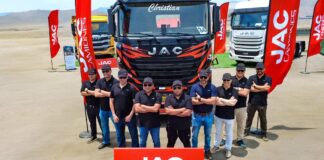 Tracto JAC K7 «Dragón Rojo» demostró su desempeño en los «Piques Trucks» en La Chutana