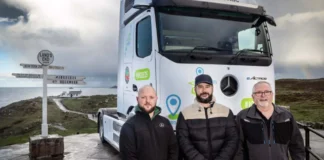 El camión eléctrico de Mercedes ahorra una tonelada de CO2 en un solo viaje
