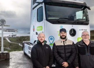 El camión eléctrico de Mercedes ahorra una tonelada de CO2 en un solo viaje