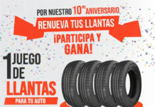 PARTICIPA Y GANA DE UN JUEGO DE LLANTAS