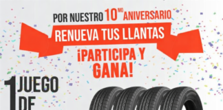 PARTICIPA Y GANA DE UN JUEGO DE LLANTAS